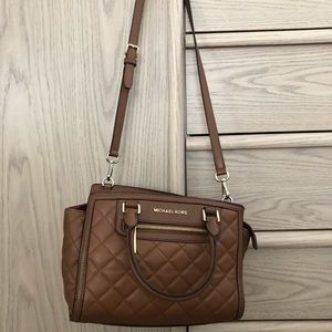 Michael Kors Selma Quilted Leather Satchel